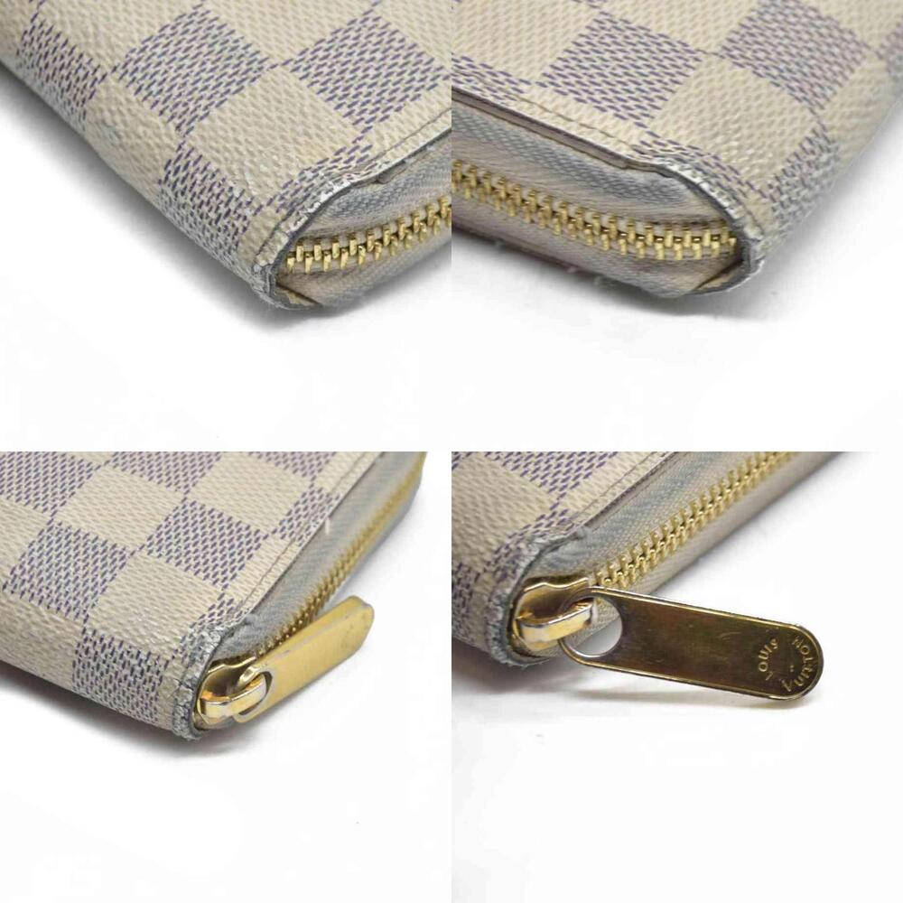 $915 Louis Vuitton Damier Azur Zippy Wallet SD3196 - Picture 3 of 15